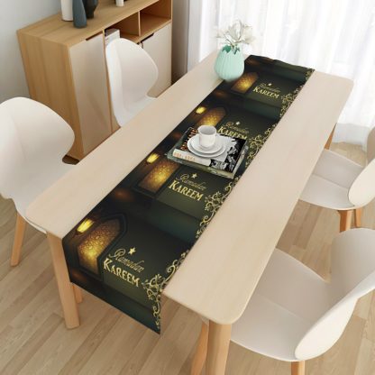 RAMADAN KAREEM TABLE CLOTH/ RUNNER (1 PC)