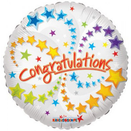 Congratulations Foil Round Balloon